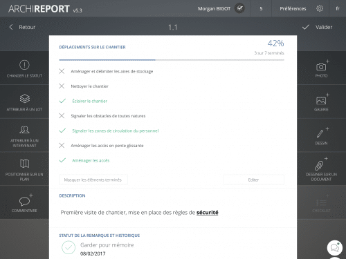 screen checklist ipad