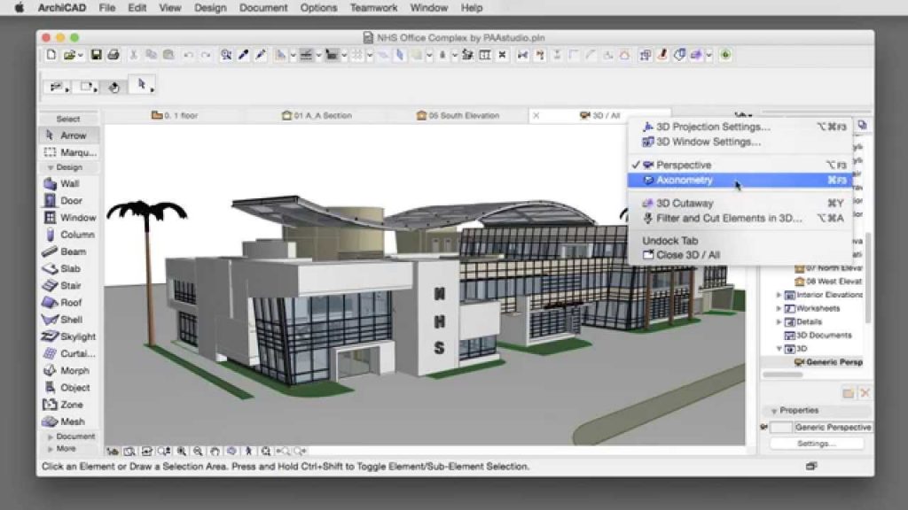 modélisation numérique archicad