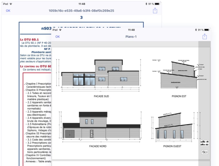 Lleve consigo sus planos, códigos de edificación, contratos, permisos, prospectos, etc.