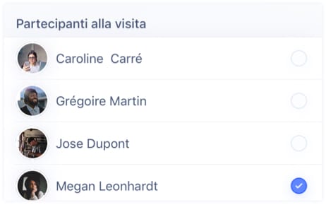 Attribuzione partecipanti