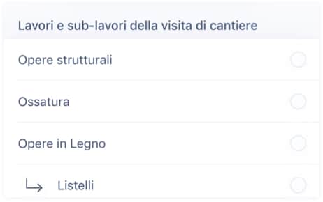 Attribuzione dei lavori