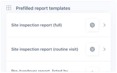 Save pre-configured report models