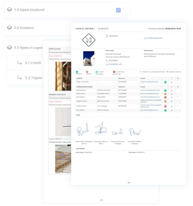 Creare report dettagliati in pochi secondi.