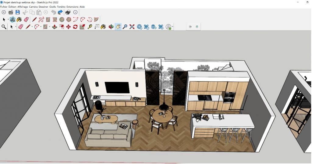 UP for SketchUp, pour vos projets de décoration et d'agencement