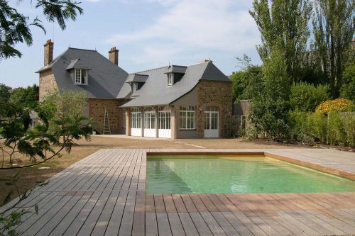 Chantier réalisé par Gilles Gouronnec, Architecte, suivi de chantier réalisé avec le logiciel Archireport (à Saint Briac)